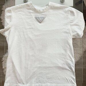 Mens white Prada Tshirt